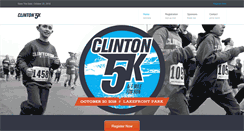 Desktop Screenshot of clinton5k.com